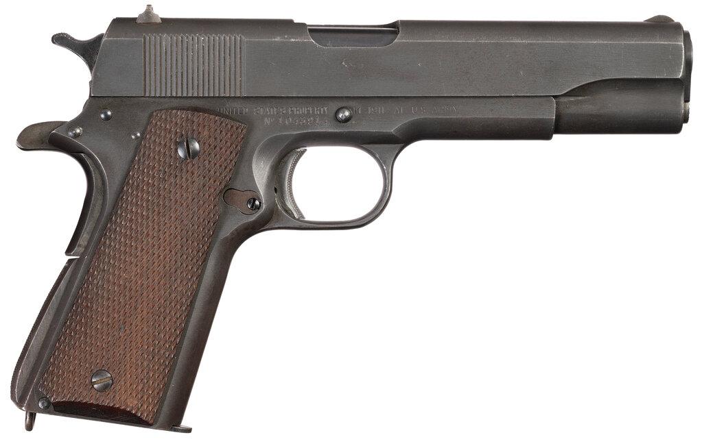 World War II U.S. Union Switch & Signal Model 1911A1 Pistol