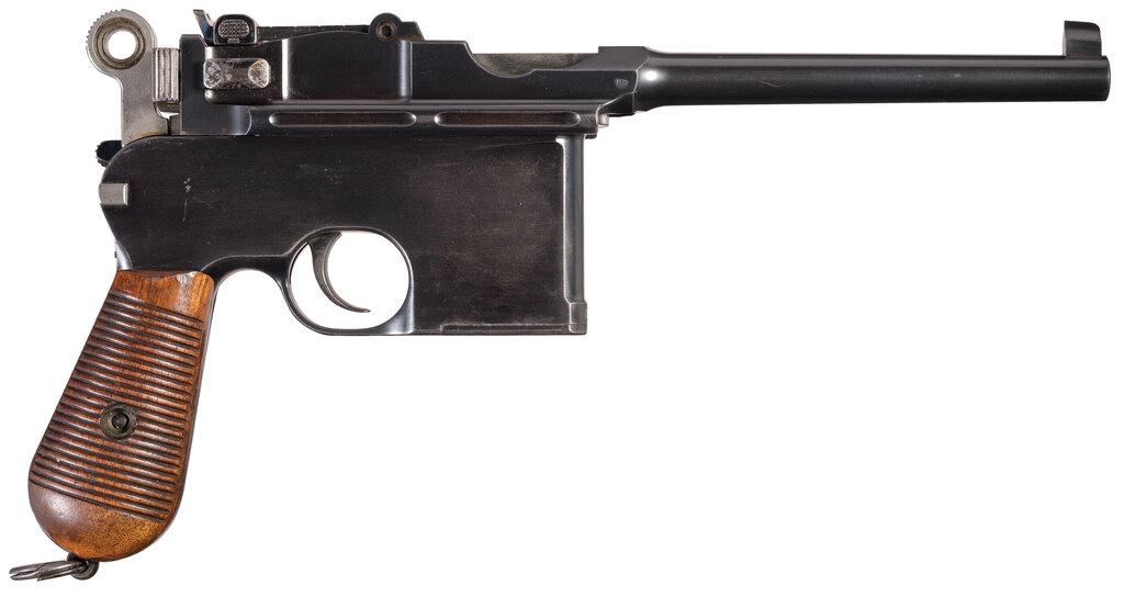 Mauser "Flatside" Broomhandle Pistol with Shoulder Stock