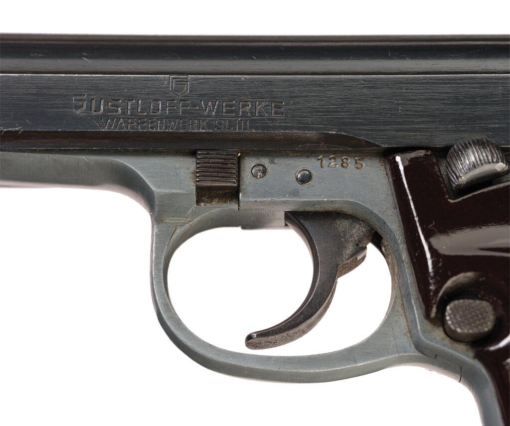 World War II Gustloff-Werke Pistol with Matching Magazine