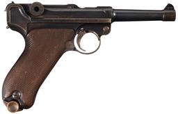German DWM 1908 First Issue Military Luger Pistol
