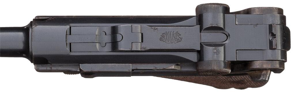 German DWM 1908 First Issue Military Luger Pistol