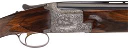 Engraved Belgian Browning Grade V "Diana" Superposed Shotgun