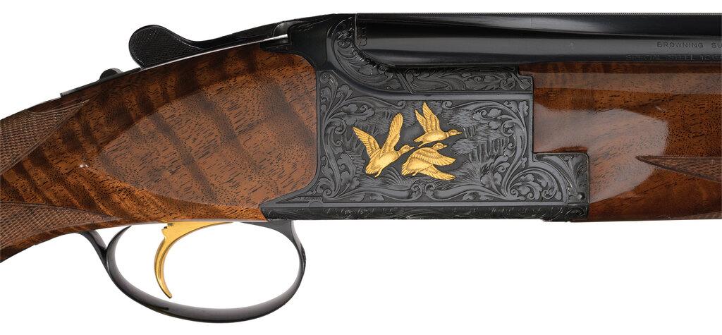 Belgian Browning Presentation Grade Superposed Shotgun with Case