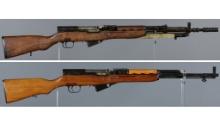 Two SKS Semi-Automatic Rifles