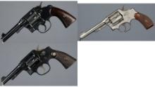 Three Double Action Revolvers