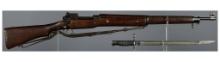 U.S. Remington Model 1917 Bolt Action Rifle with Bayonet