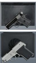 Two Semi-Automatic Pistols with Cases