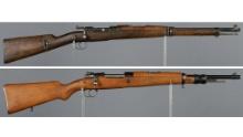 Two Military Bolt Action Short Rifles