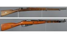 Two Military Pattern Bolt Action Rifles