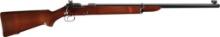 Pre-World War II Winchester Model 52 Target Bolt Action Rifle