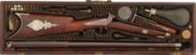 Cased A.E. Whitmore Back Action Percussion Target Rifle
