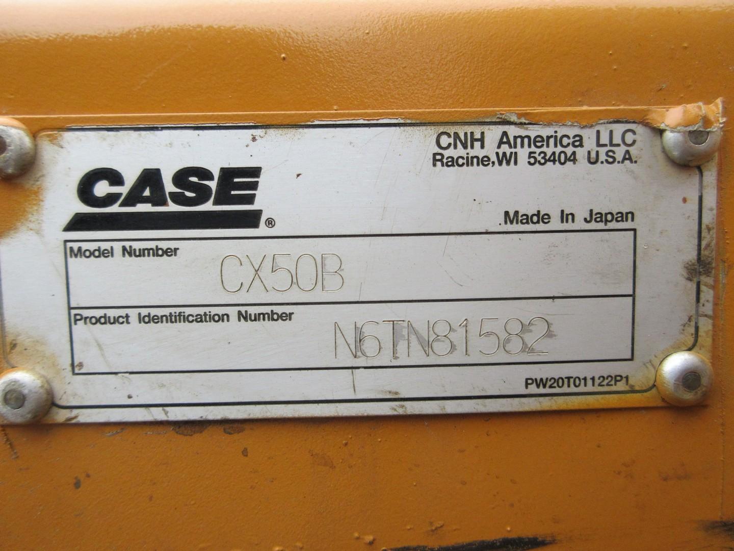2006 Case CX50B Mini Excavator
