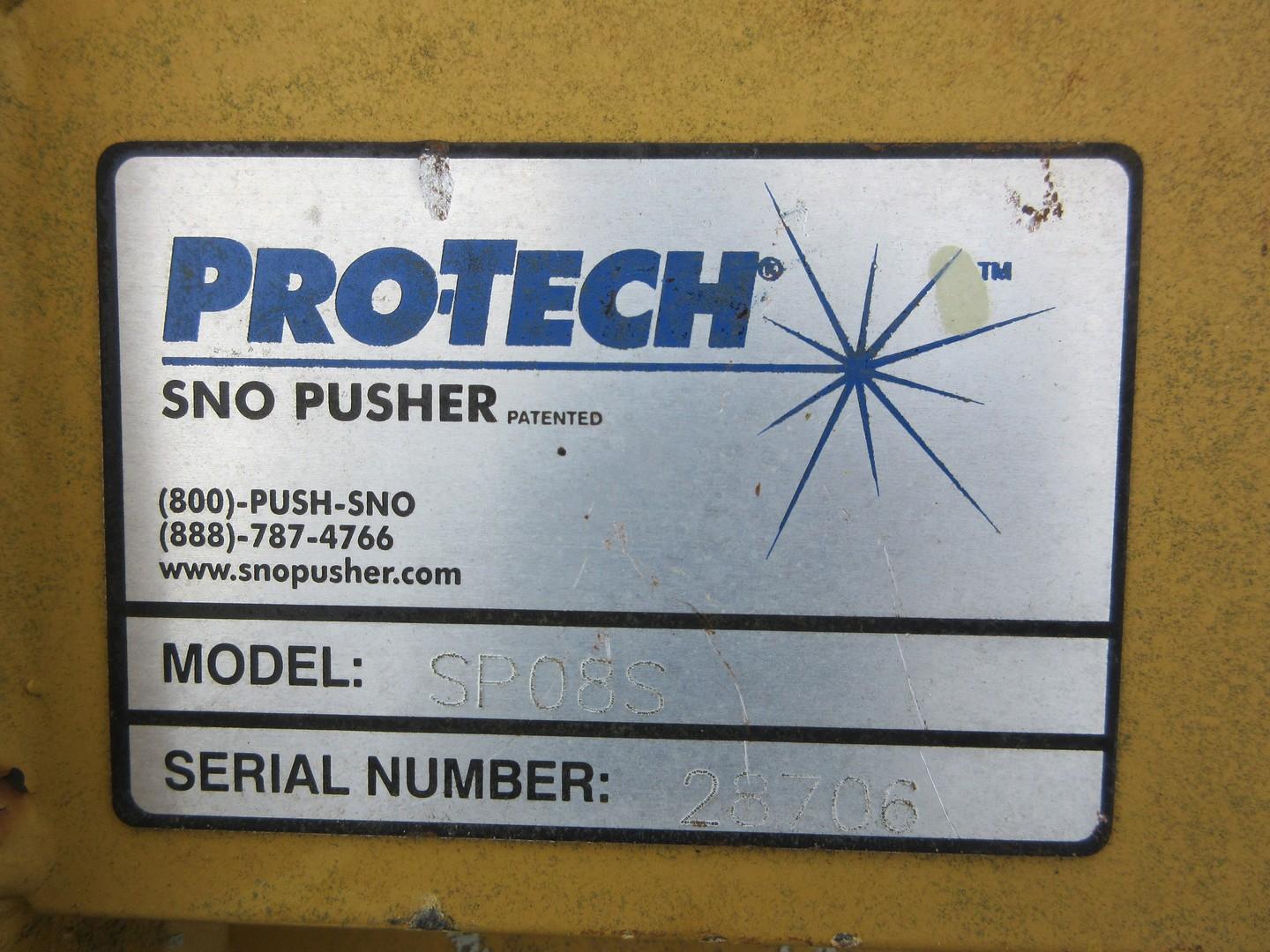 Pro-Tech SP085 8' Snow Plow With Rubber Edge