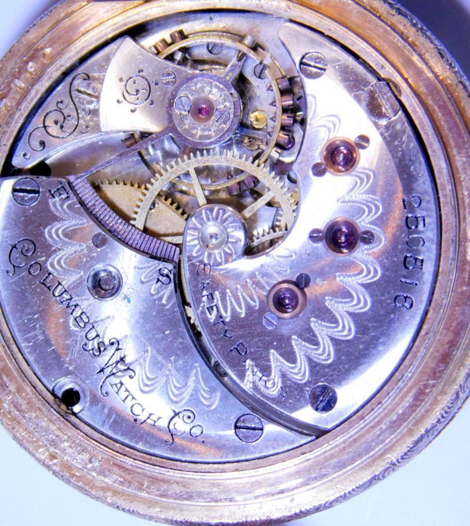 Columbus Watch Co. Model 1 Men's Pocket Watch