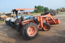 KUBOTA L3410 CANOPY 4WD W/ LDR BUCKET SALVAGE