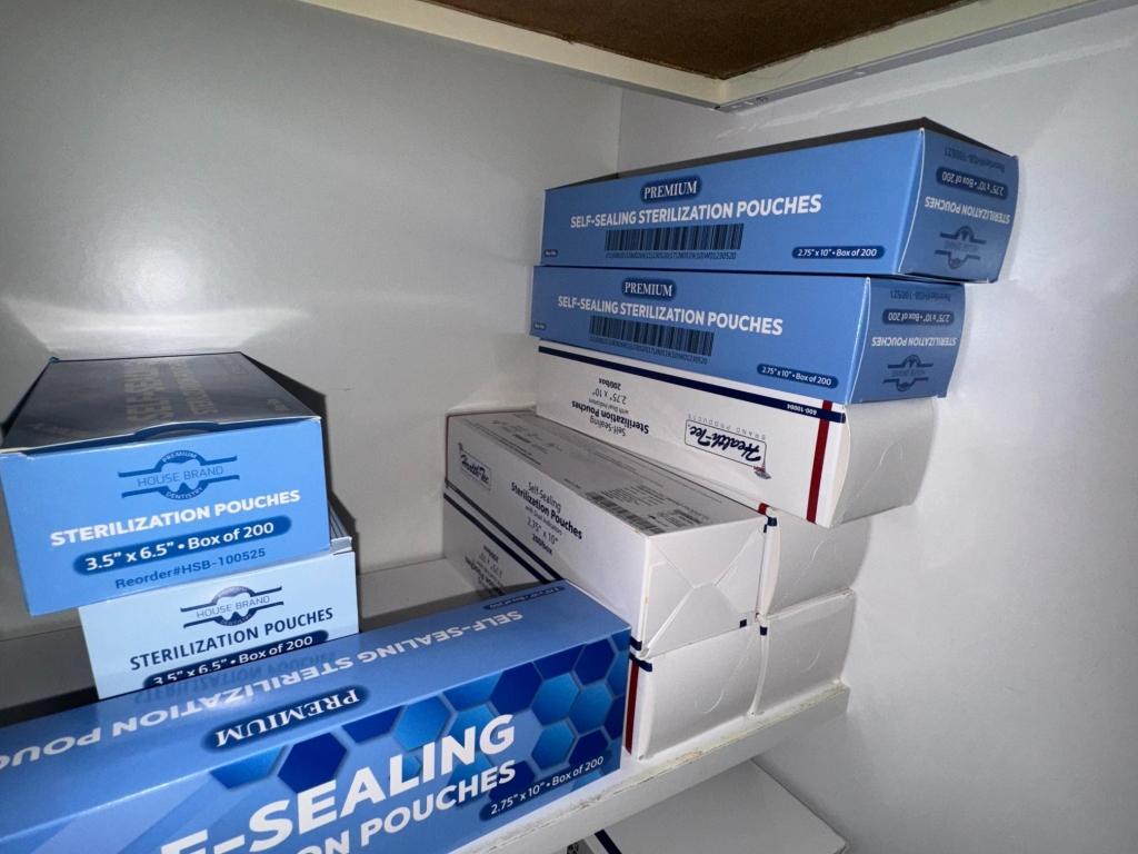 LOT CONSISTING OF DENTAL SUPPLIES IN CABINET