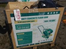 PALADIN heavy duty concrete floor saw, 6.5 hp Loncin G2