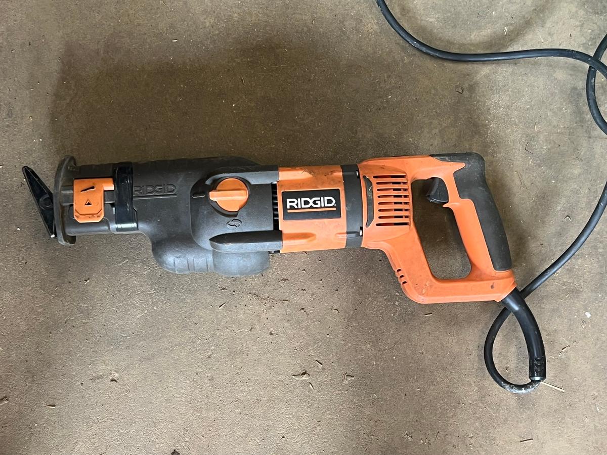 Ridgid Reciprocating Saw in Bag