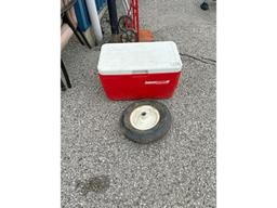 Cooler & Wheelbarrow Tire