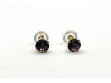 10KT Yellow Gold Natural Mystic Quartz (0.85ct) Earring, W/A $340.00.