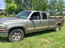 2002 Chevrolet 1500 Truck Running - As Is - Has Ownership