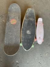 Skateboards. 3 pieces