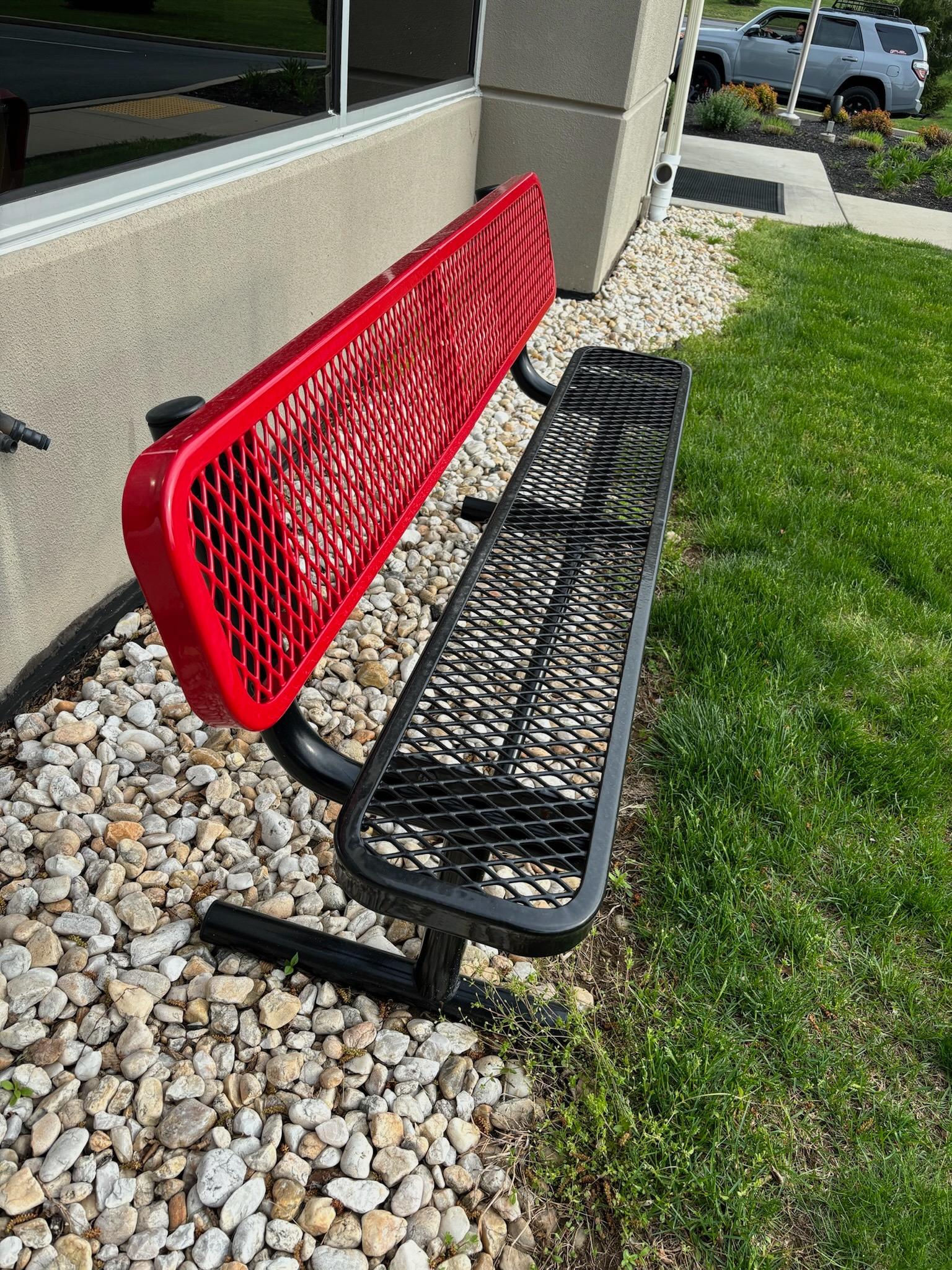 Outdoor Metal Bench