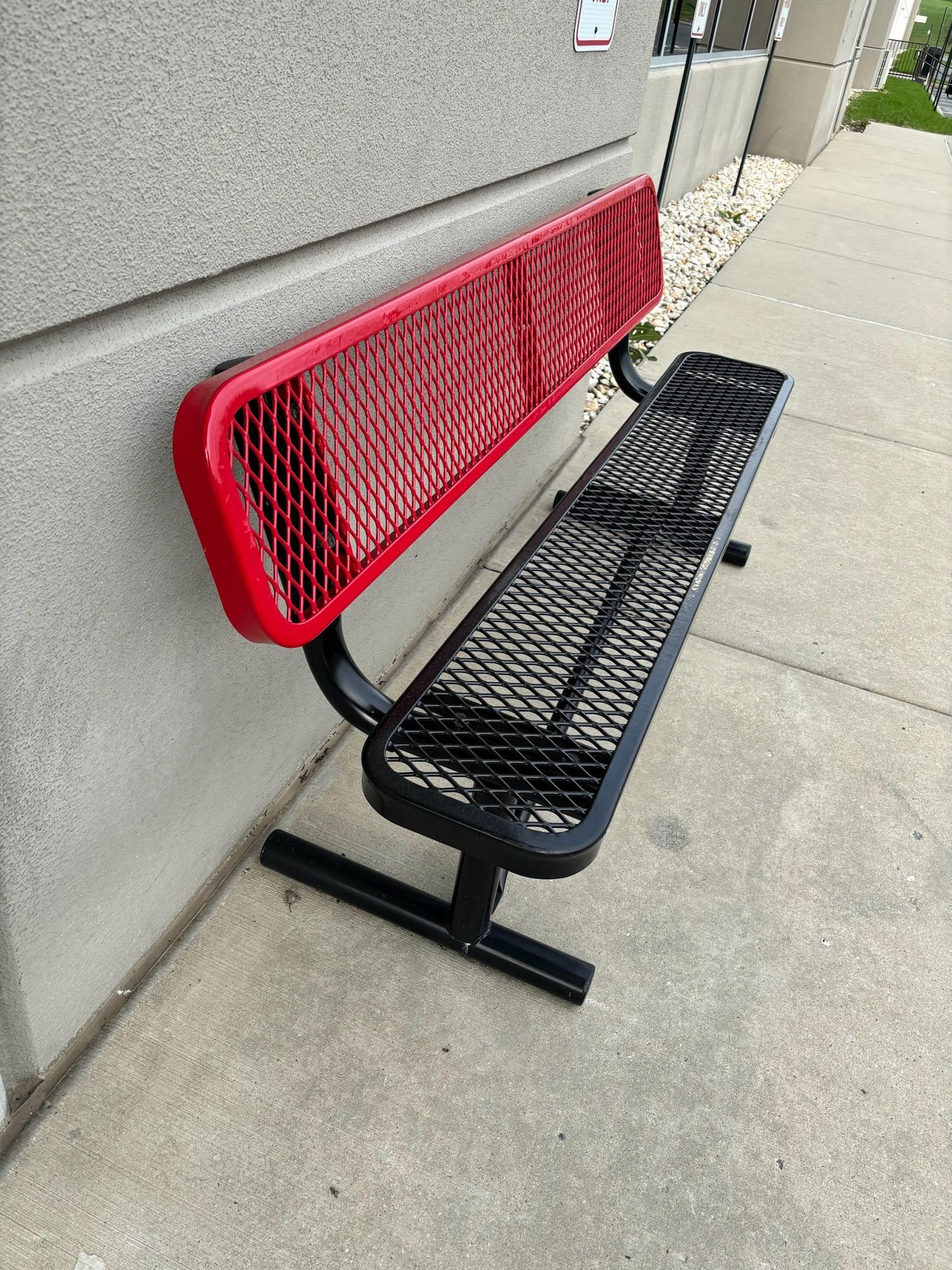 Outdoor Metal Bench