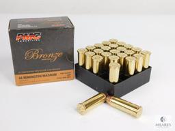 25 Rounds PMC .44 Magnum Ammunition - 180-grain Hollow Point