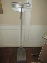 Detecto Physician Scale w/ Height Measurement Works Capacity 350 Lbs. Max