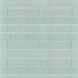 Lot of 5 Packs of Jeffrey Court Morning Mist Blue 3 in. x 6 in. Glossy Glass Wall Tile (1 sq. ft./