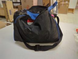 Bass Member bag and contents, including fishing, worm, lures and other accessories. Comes as is