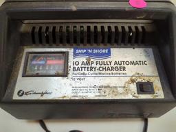 Ship'N'Shore 10 amp fully automatic battery charger for deep cycle/ Marine batteries -12 volt. Comes