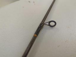 Black 5'6" fishing rod. Comes as is shown in photos. Appears to be used.
