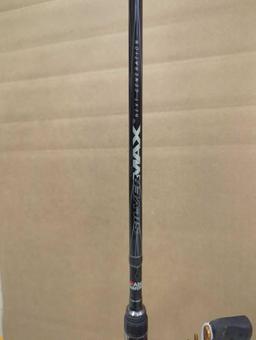 Abu Garcia Silver Max next generation 24 ton graphite. Model # SVMAXC661M 01H13BK 6'6" medium 1/4 -