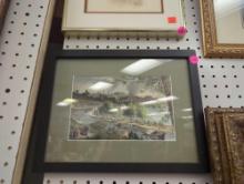 Framed Landscape Print, Approximate Dimensions - 10" x 13", What You See in the Photos is Exactly