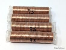 1995 Lincoln Cent - 4 uncirculated rolls