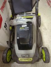 RYOBI 40V HP Brushless 20 in. Cordless Electric Battery Walk Behind Self-Propelled Mower with 6.0 Ah