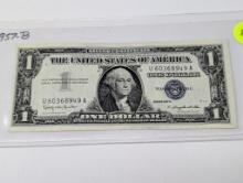 1957-B Currency - $1 Silver Certlificate