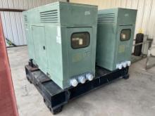 (2) Cummins Power Generation 25DKAF-3348 25 KW Die