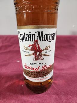 One Liter Bottle Captain Morgan Spiced Rum, Sealed