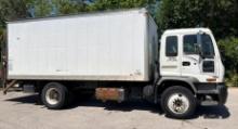 2007 Isuzu FTR 18ft Box Truck w/ Lift, 147,454 Miles, Diesel, Automatic, VIN # 4GTL7F1387F700276