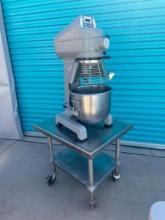 Globe Model SP20 - 20 Quart Stand Mixer w/ 3 Attachments & Bowl & SS Equipment Stand