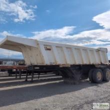 MAXI HAUL END DUMP TRAILER, 2014 K-LINE 7281, TANDEM AXLE, 100000LB GVWR