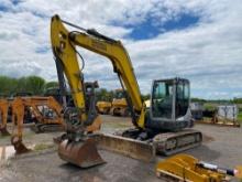 WACKER ET90 HYDRAULIC EXCAVATOR SN:295 powered by diesel engine, equipped with Cab, air, front