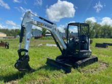 2018 BOBCAT E35 HYDRAULIC EXCAVATOR SN:B3WZ11769 powered by diesel engine, equipped with OROPS,