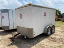 2006 PACE AMERICAN JT612TA2 CARGO TRAILER VN:X047859 equipped with 6ft. X 12ft. Enclosed body, rear