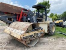 INGERSOLL RAND SD100D VIBRATORY ROLLER SN:166864 powered by diesel engine, equipped with OROPS,