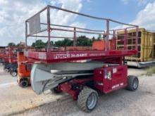 2016 MEC 3084RT SCISSOR LIFT SN:11800239 4x4, powered by diesel engine, equipped with 30ft. Platform