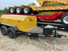 NEW 2024 X-STAR 750 GALLON FUEL TRAILER VN:39766 equipped with 750 gallon fuel tank, 14,000lb GVWR,